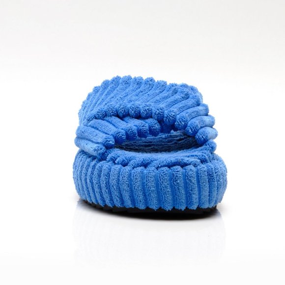 NIB 🆕 FREE PEOPLE Two Days In Ibiza Terry Slides / Cerulean Blue - Picture 7 of 12